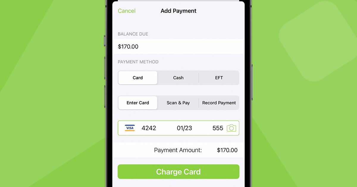 ServiceM8 Software - Take card payments with nothing but your iPhone
