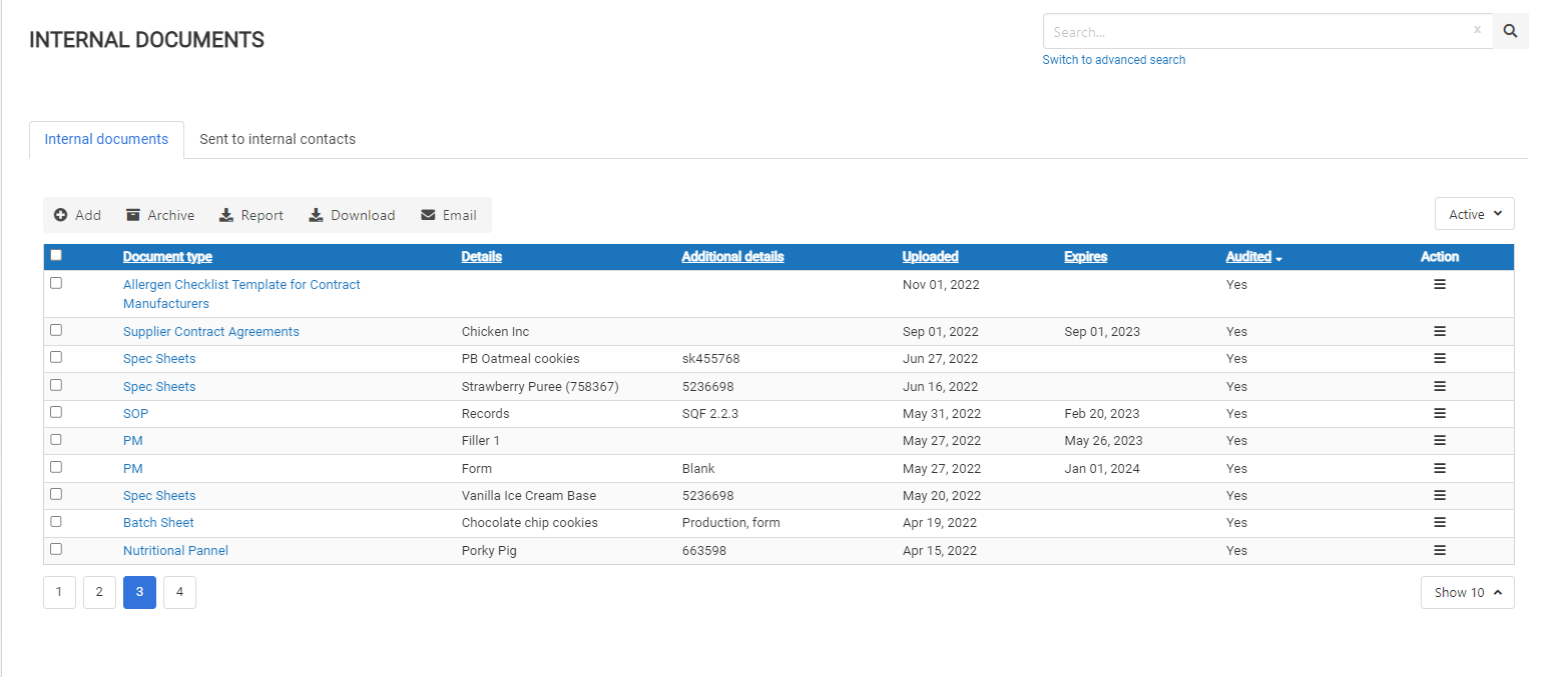 Document Compliance Network