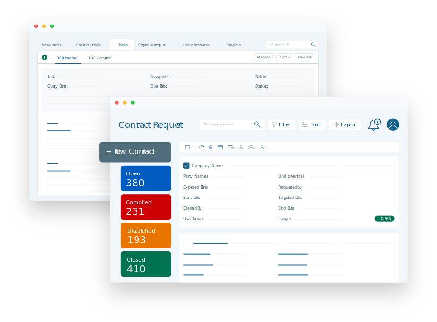 Initio screenshot: Simplified contract lifecycle management