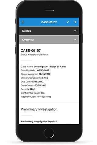 i-Sight mobile view