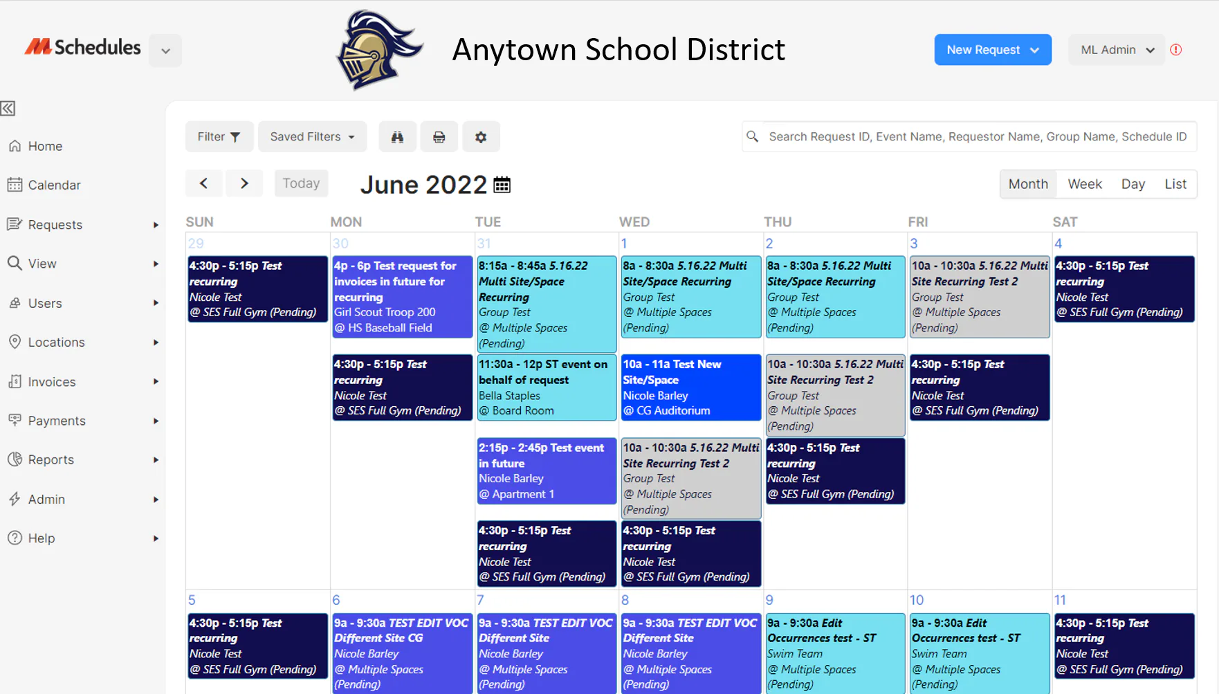 Ml Schedules Ml Schedules