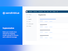 Sendinblue Software - Create and target specific customer segments - thumbnail