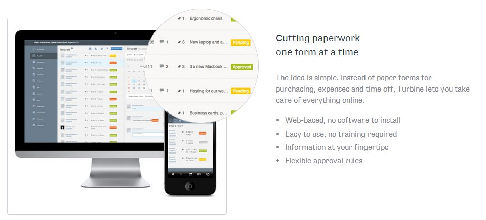 Turbine Software - Cutting paperwork one form at a time