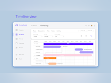 ActiveCollab Software - Calendar view with task dependencies