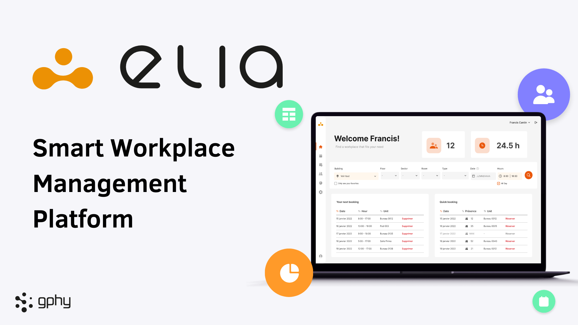 elia is the only hot-desking platform that tracks real-time occupancy data and incentivizes employee return to office.
