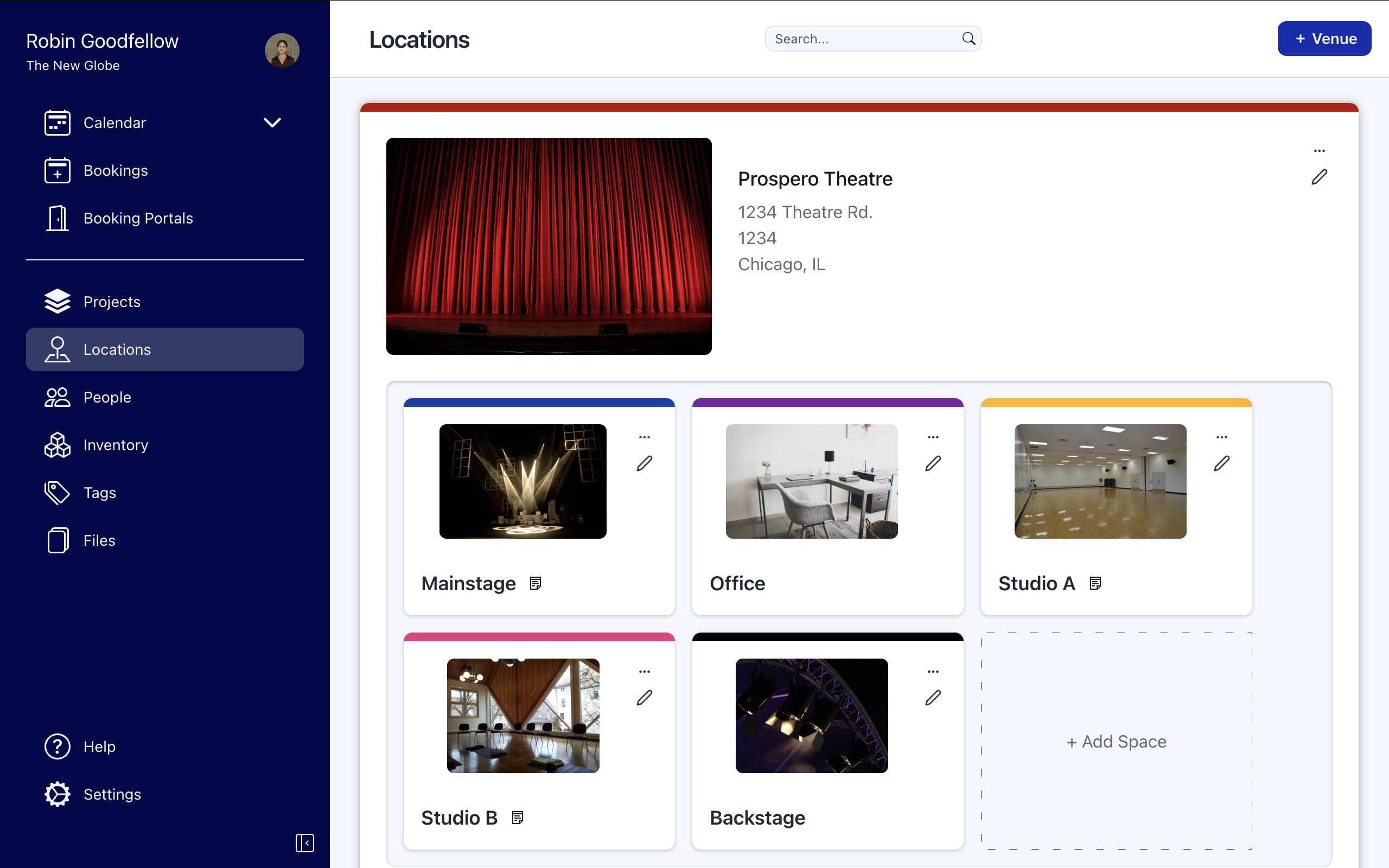 Prospero Software - Locations resource page
