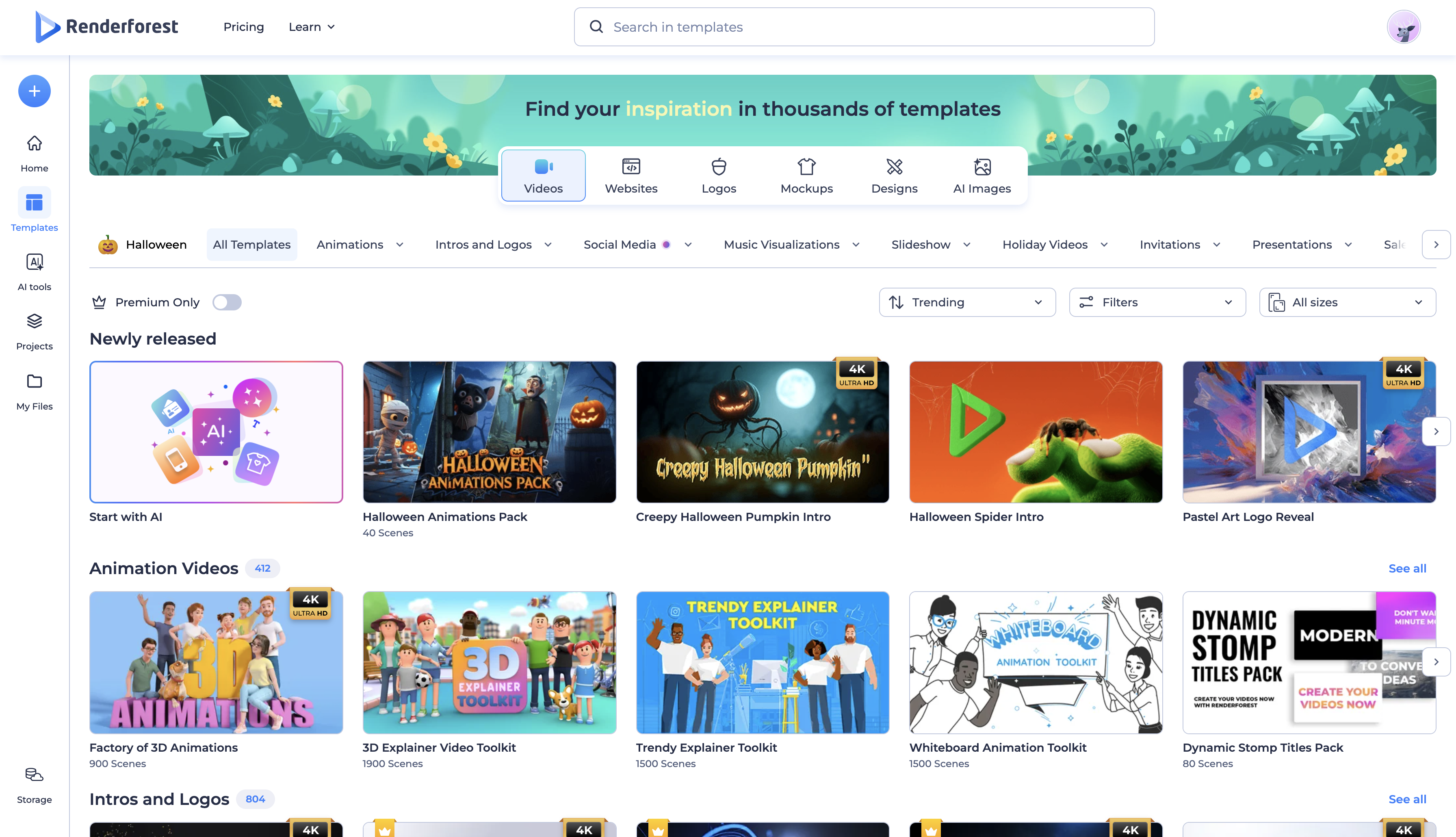 Renderforest Logiciel - 3 - aperçu