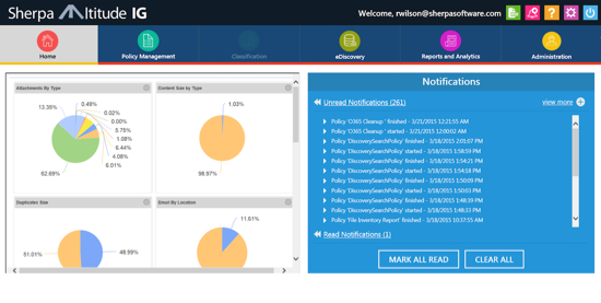 Sherpa Altitude IG dashboard screenshot