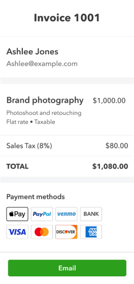 QuickBooks Money Software - QuickBooks Money send money