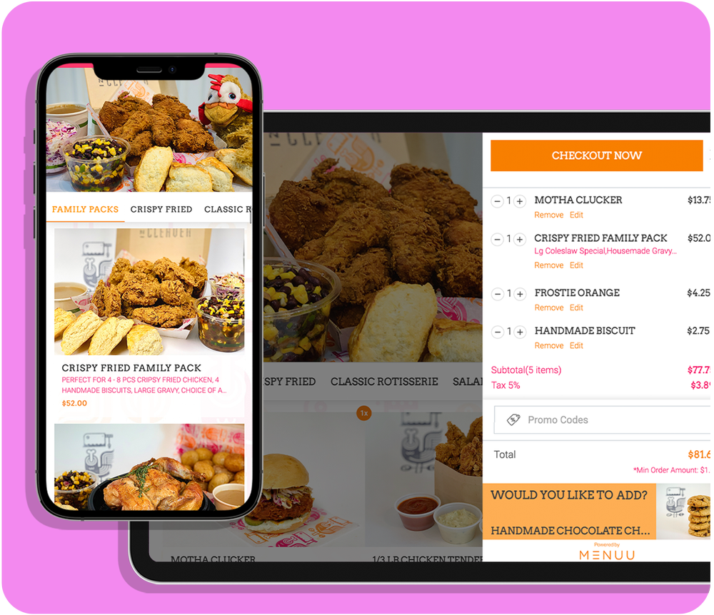 MENUU Online Ordering System for Restaurants
