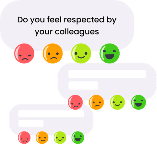 Winningtemp screenshot: Our ready-made and frequent employee surveys only take 8 seconds to answer and help your organisation and leaders to gather valuable and real-time information about each team’s challenges and work situation. The results are displayed in temperatures makin