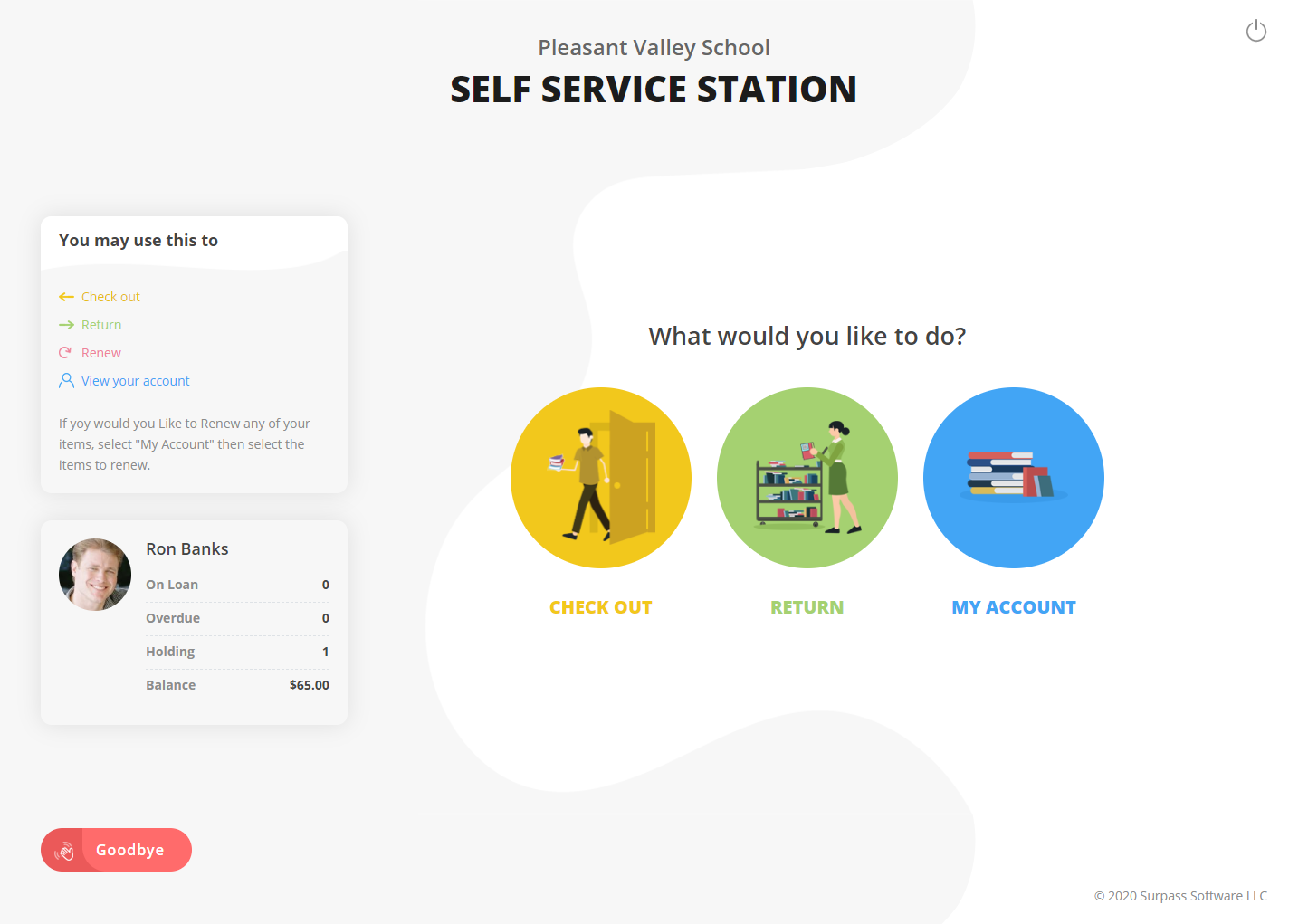 Surpass self-service portal