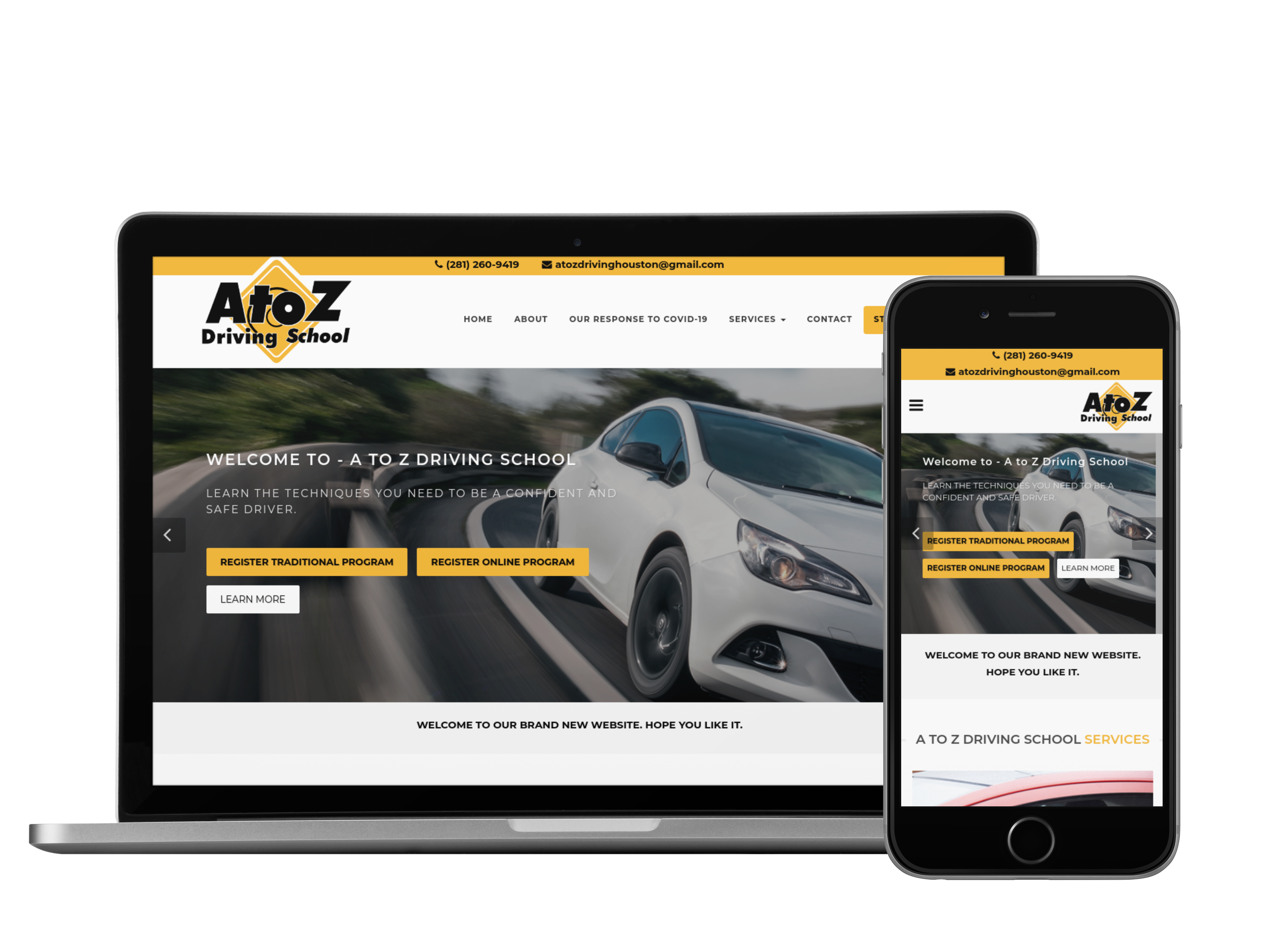 DanubeNet Total Driving School Management Mobile Friendly Website Design and Hosting