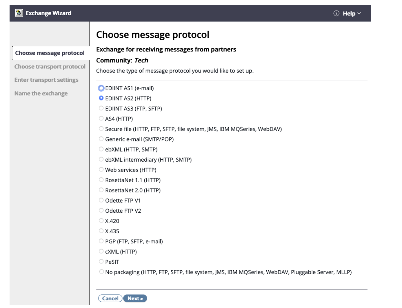 Axway B2B Integration Software - Message Protocols