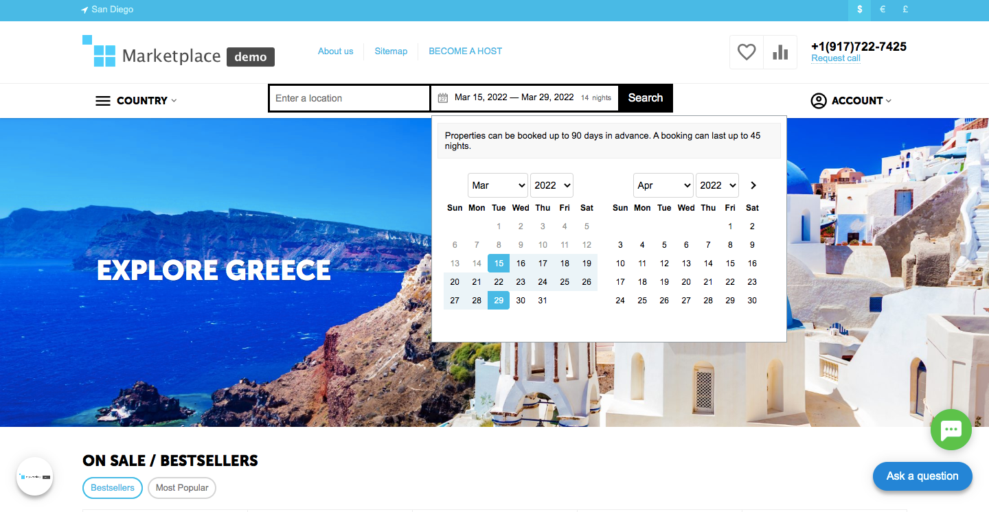 CS-Cart Multi-Vendor Booking Software - 1
