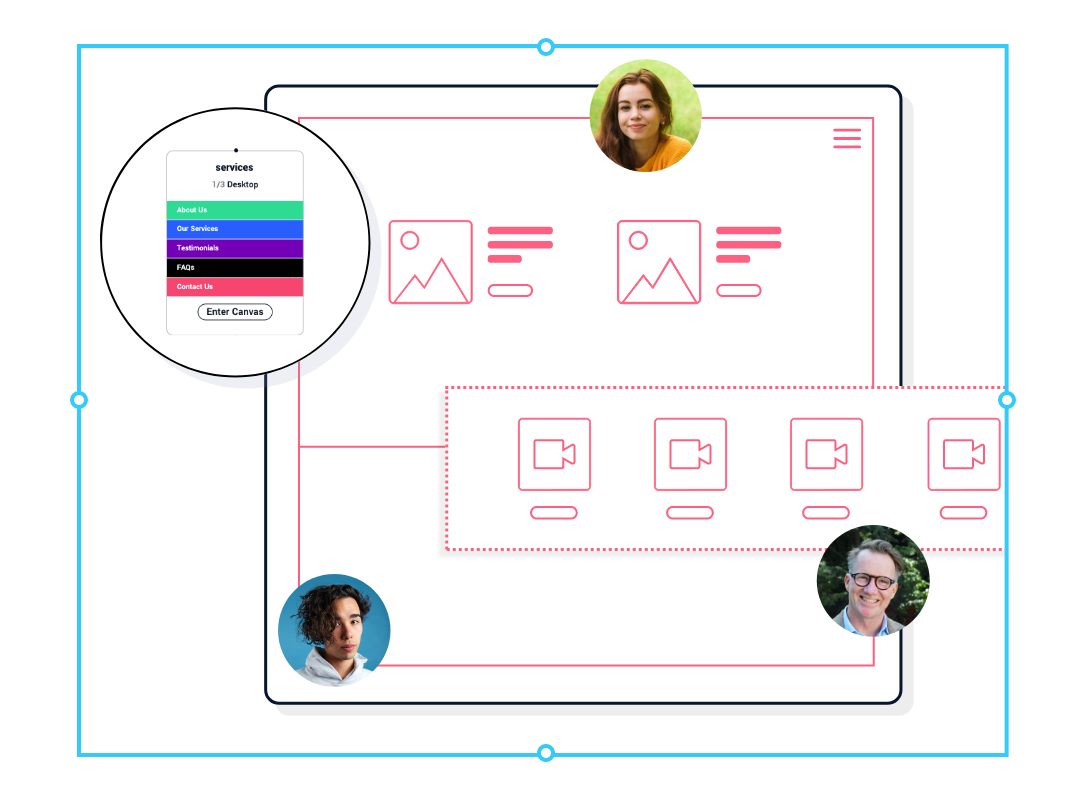 Claritee Software - Drag & drop layouts.
Create a simple outline on each page, or go in-depth. It’s up to you.