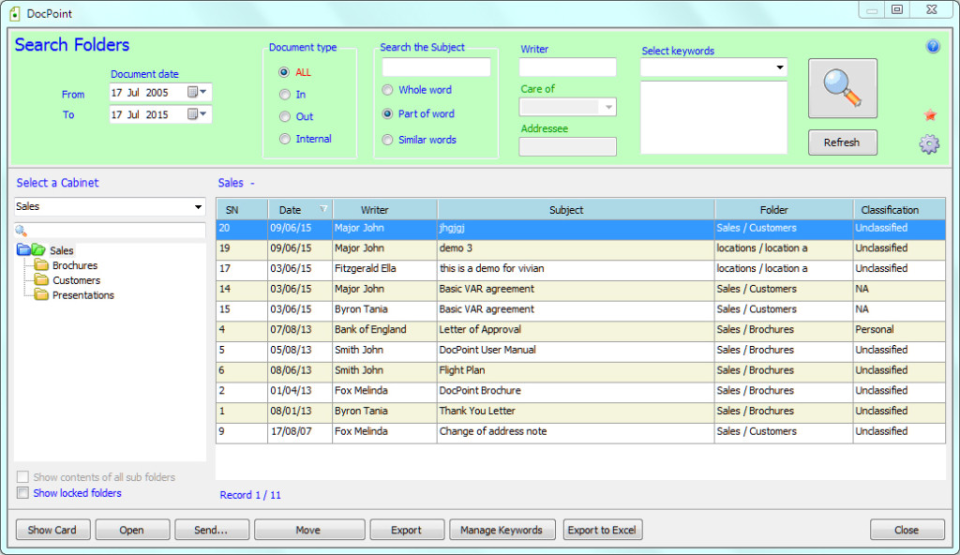 capterra software categories