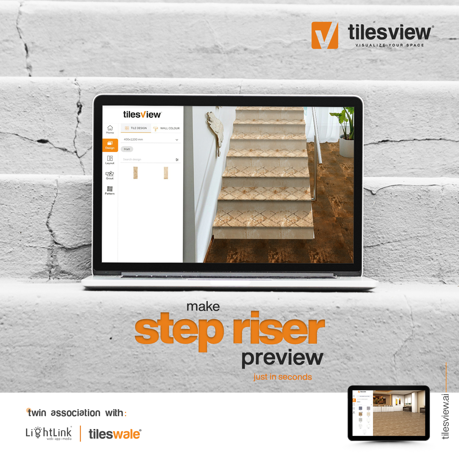 Easily Visualize Your Step Risers