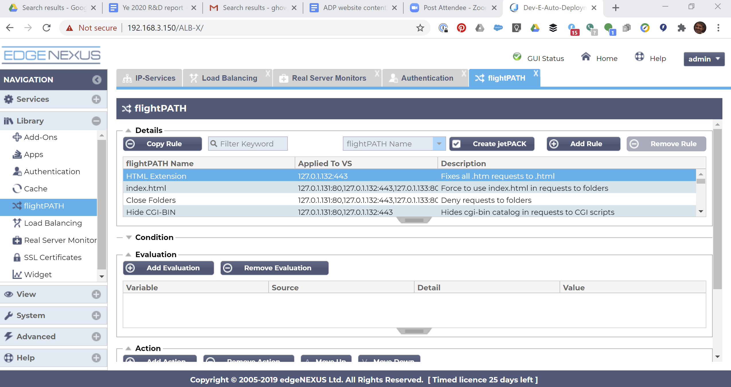Edgenexus Load Balancer/ADC Software - Layer7 rules