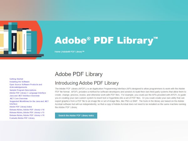 Adobe PDF Library Logiciel - 4