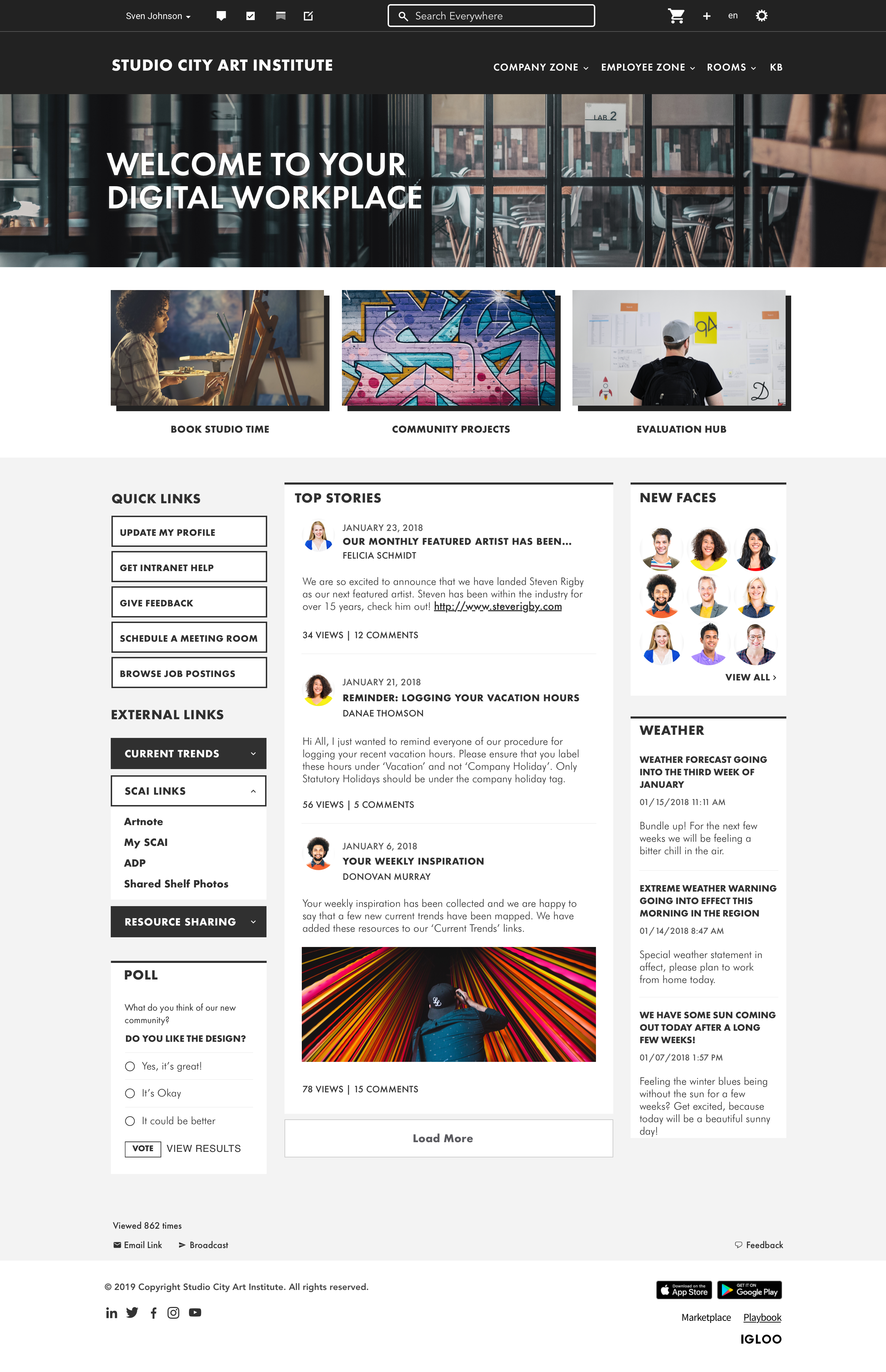 Igloo Feedback Center