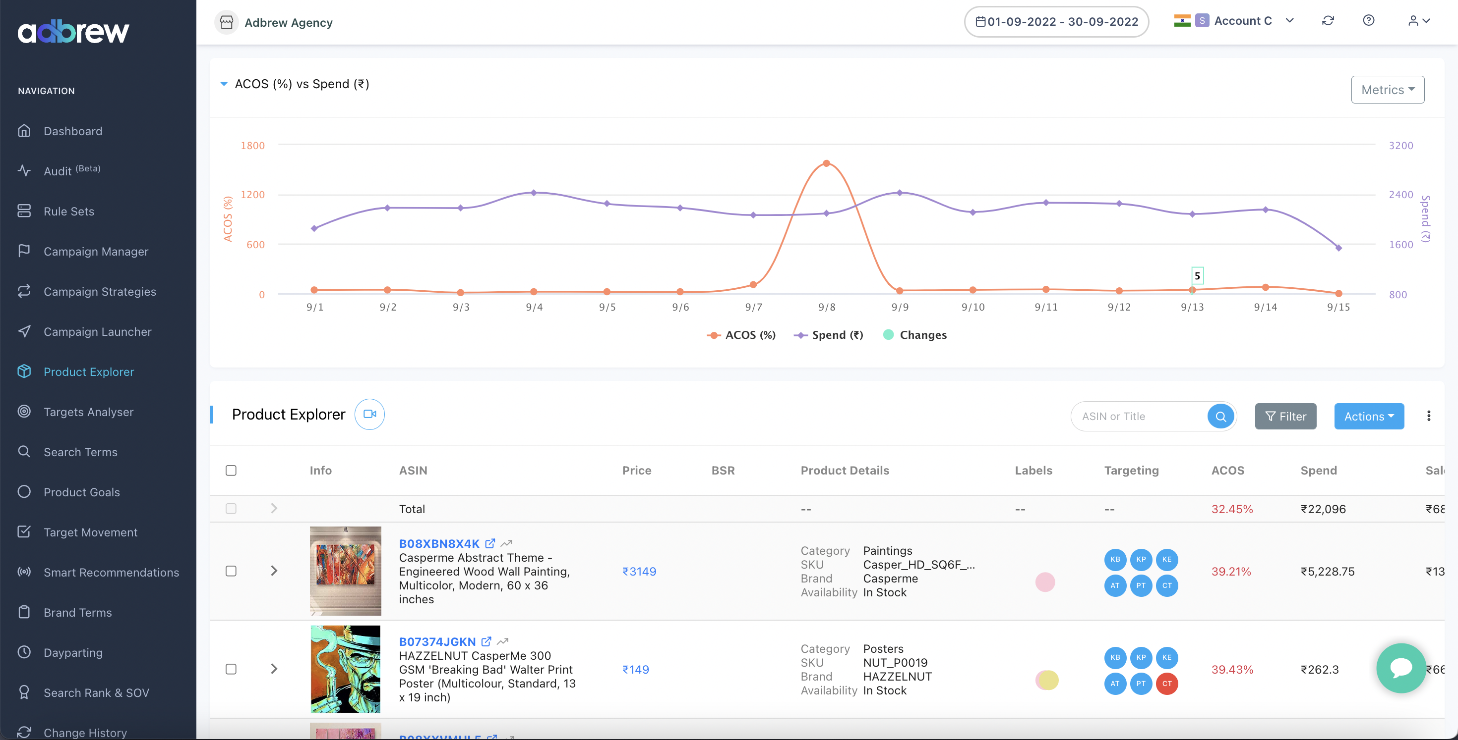 Adbrew Software - Product Explorer