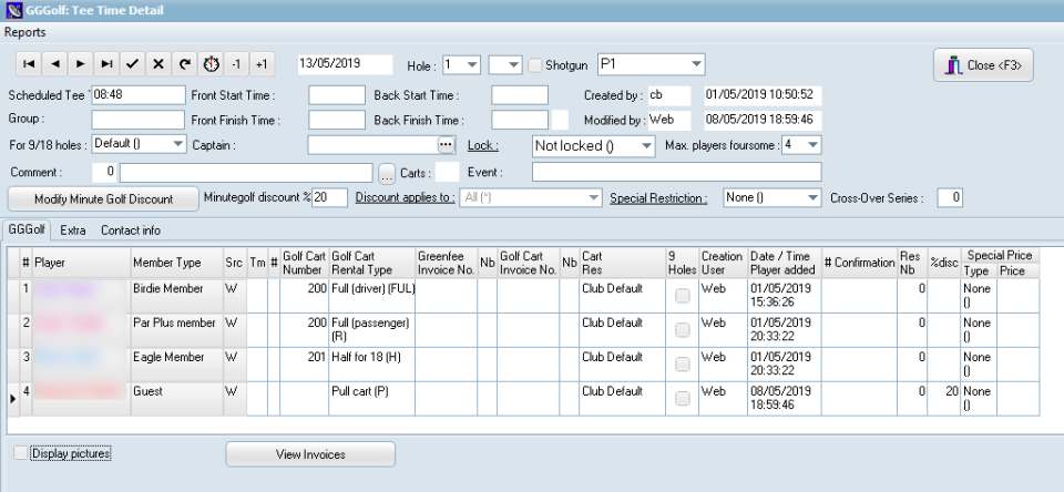 GGGolf Logiciel - 3
