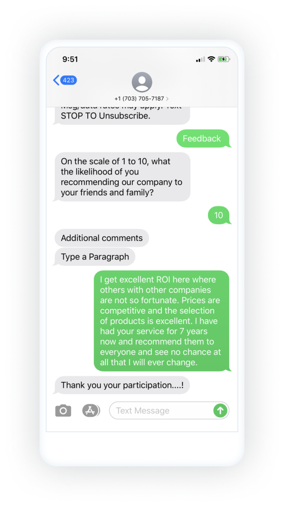 Qwary SMS surveys