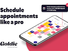 Goldie Software - Appointment scheduling. Manage your schedule and keep your business organized with a single app.  Easily sync with other calendars (such as Apple/Google) to manage all of your commitments. Optimize your time and make the most of every day with Goldie.
