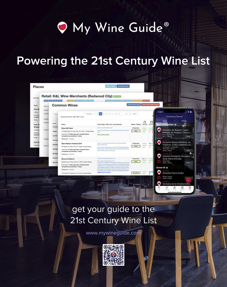 21st Century Wine List on My Wine Guide