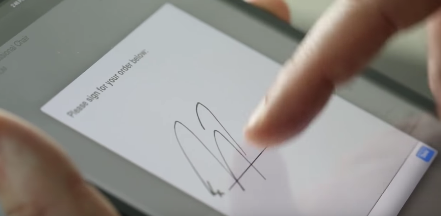 Capture signatures electronically