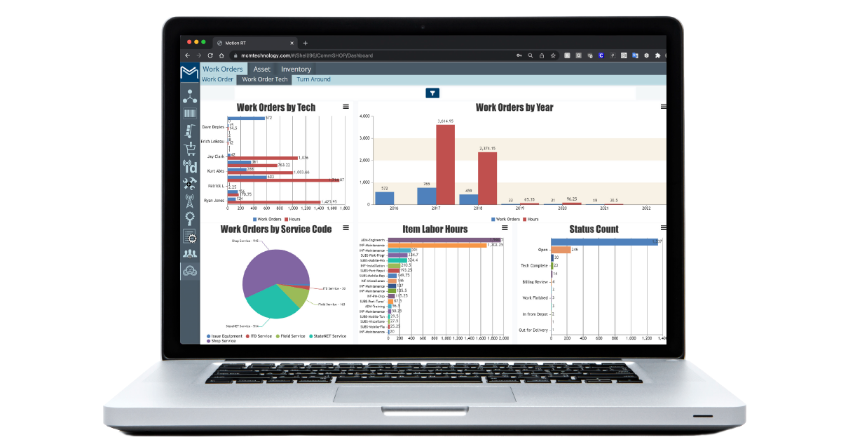 Motion360 screenshot: Make better decisions with easy-to-filter and compare visual data.