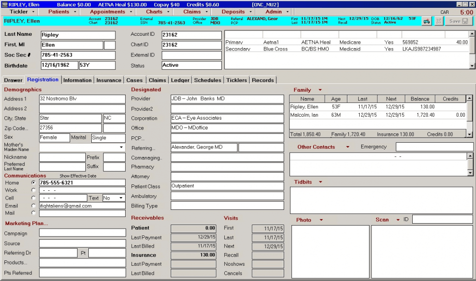 Patient registration
