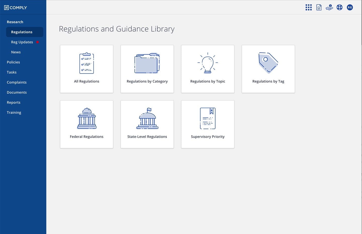 Ncontracts Software - Ncomply Regulations and Guidance Library