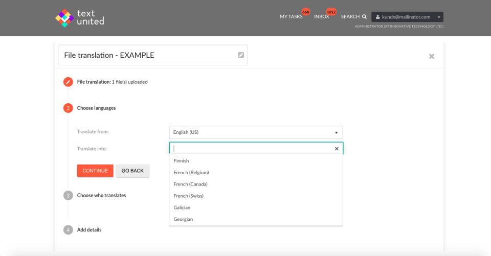 Slick and intuitive UI-thumb