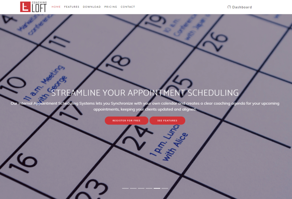 Coaching Loft Software - Appointment Scheduling