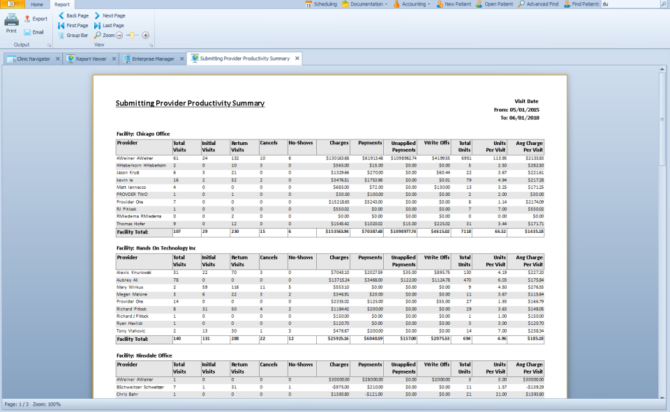 TheraOffice Software - 5