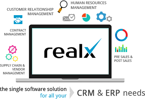 Realx ERP - The single software solution for all your CRM and ERP needs