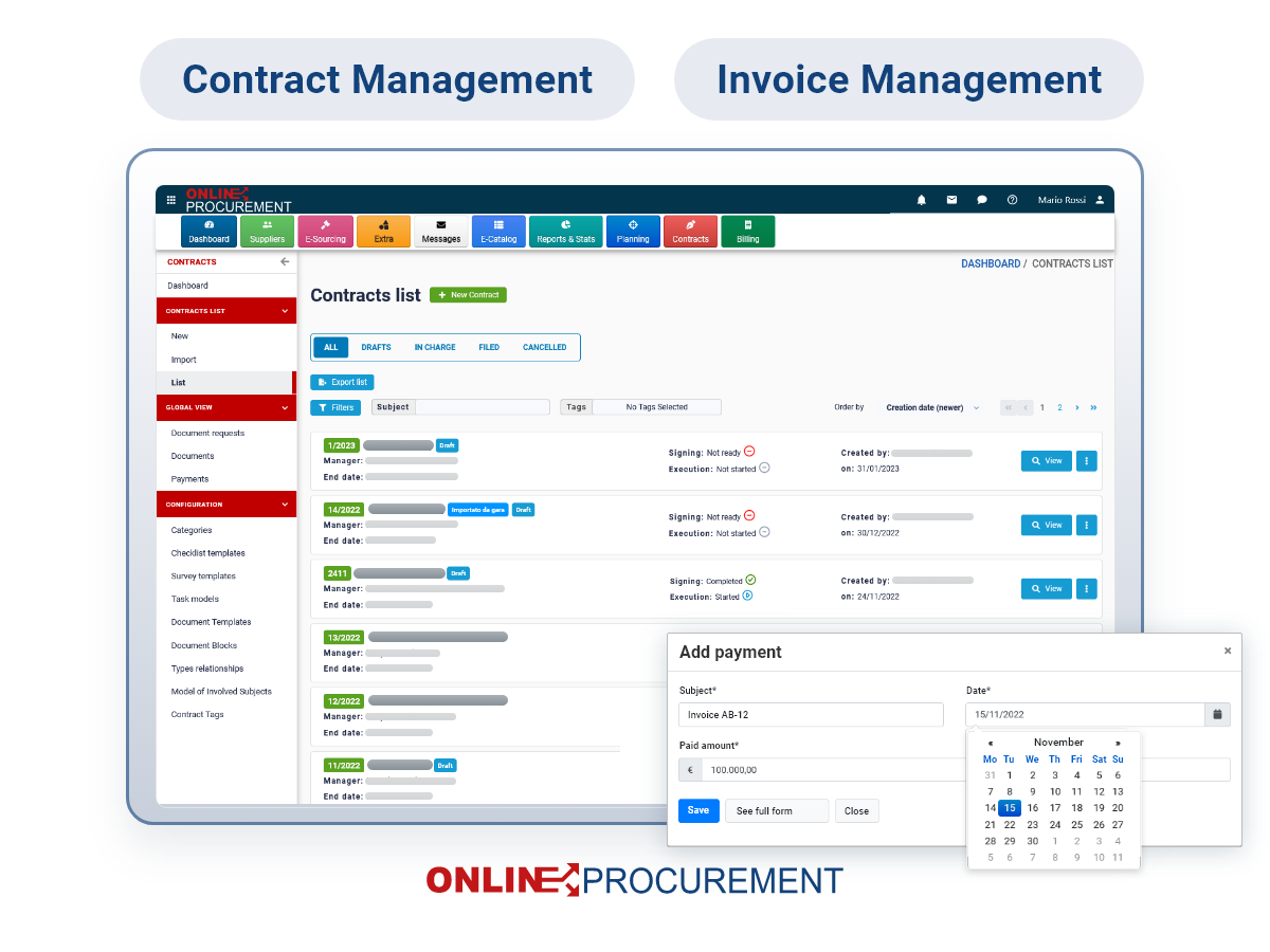 Contract lifecycle management, streamlined payment approval flow