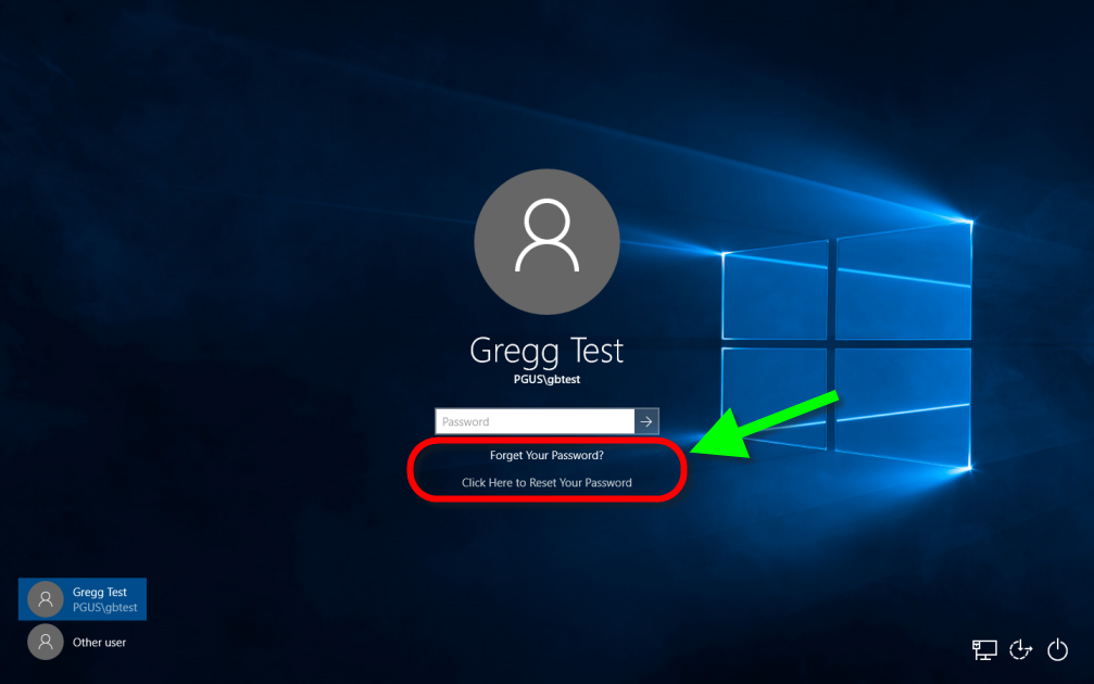 PortalGuard Desktop Links on Windows 10