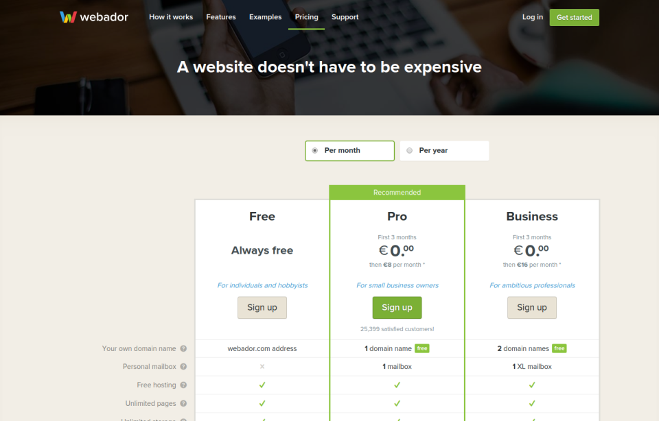 Webador Logiciel - 2