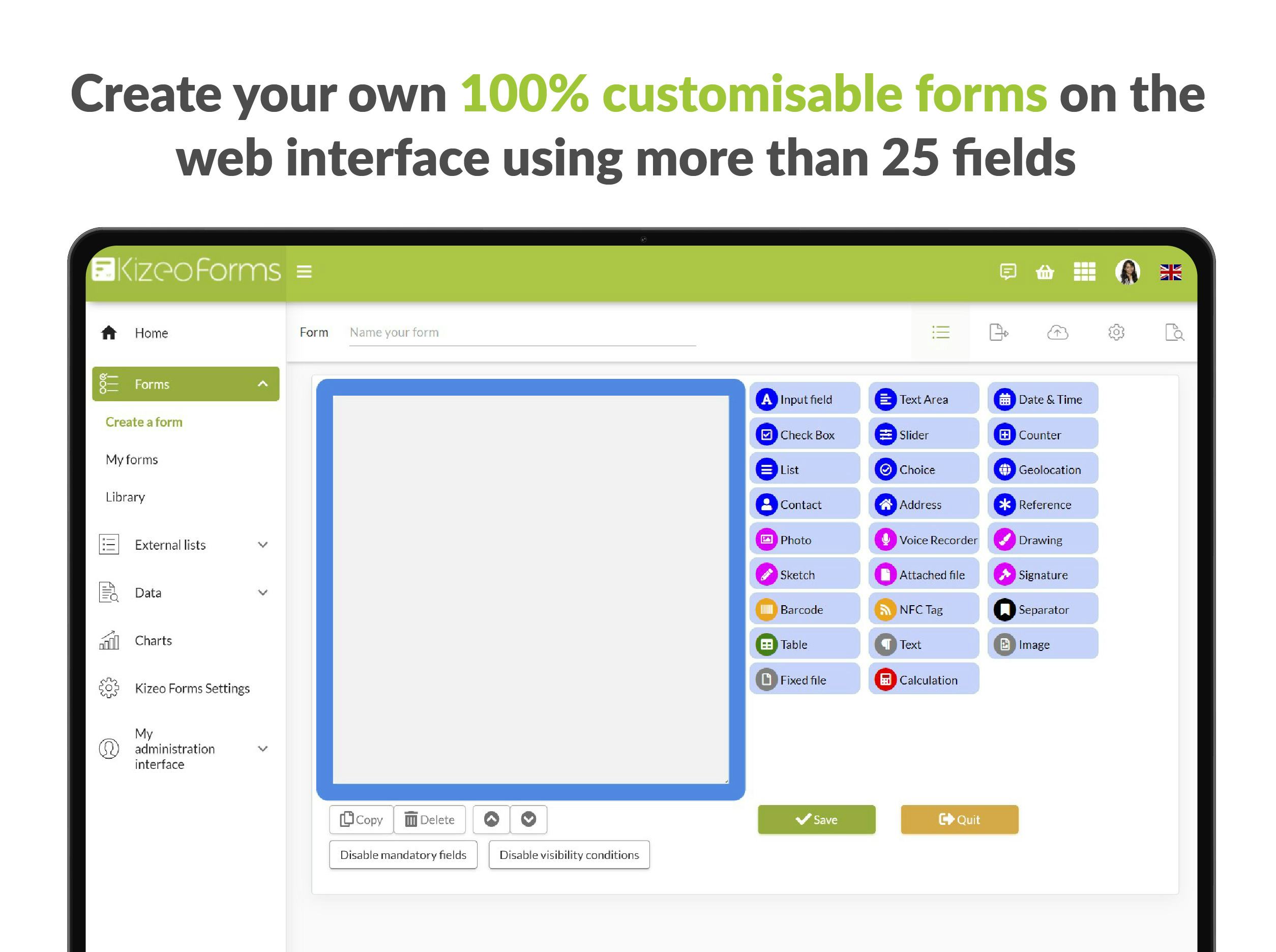 Kizeo Forms Software - Create tailor made forms