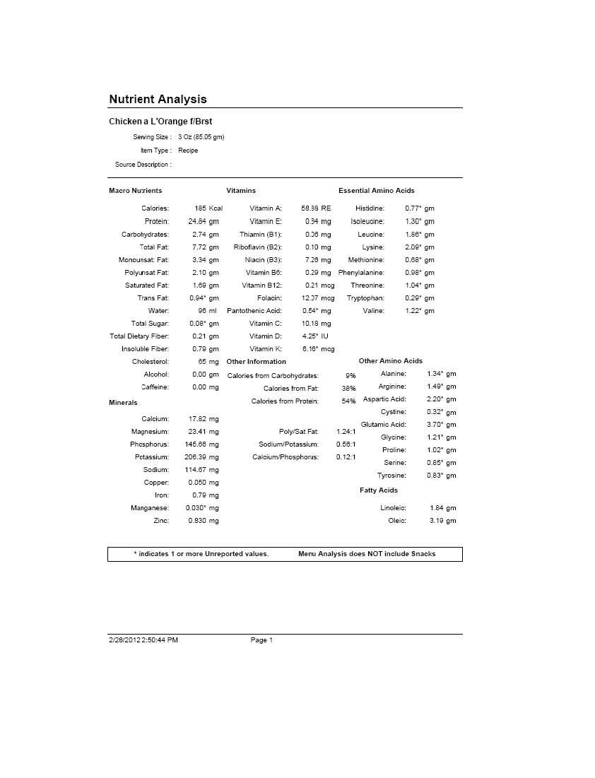 ThreeSquares includes recipe nutritional analysis