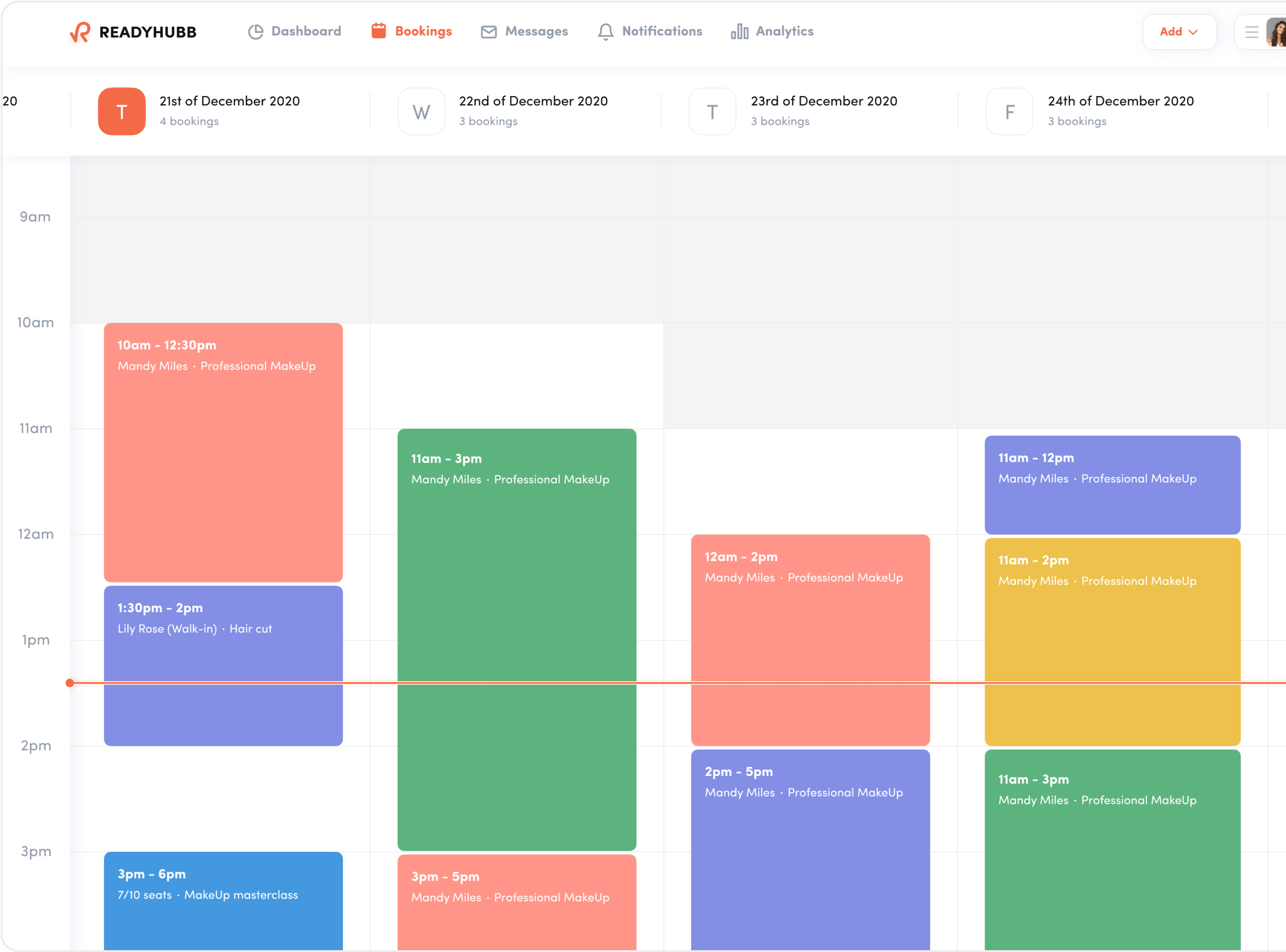 Readyhubb Software - Easy Calendar Management