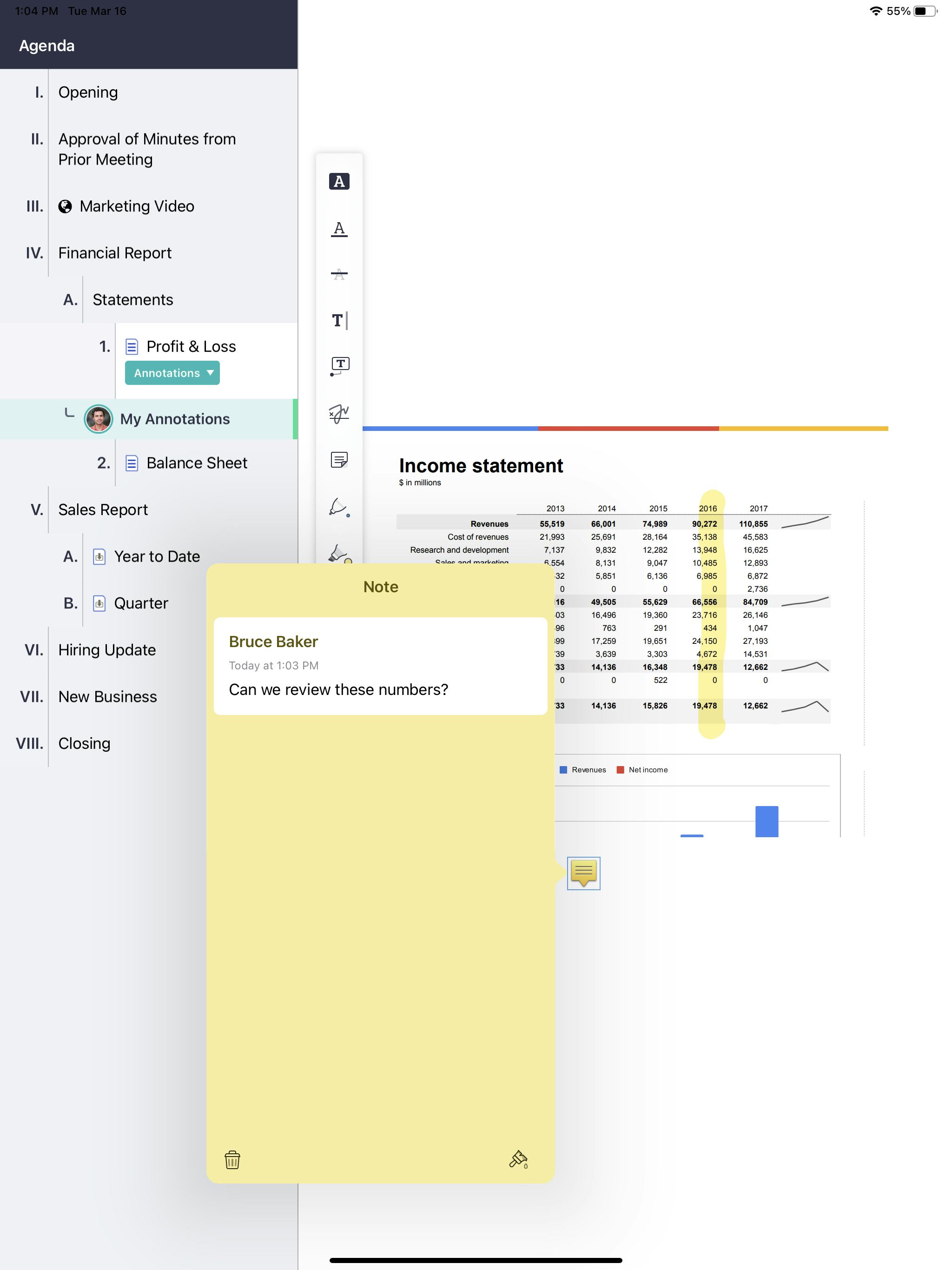Govenda Software - Annotate and track changes, enhance communication for your board members.