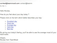 TeamMood Software - 2 - Vorschau