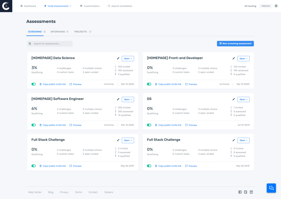 Coderbyte Software - Coderbyte assessments