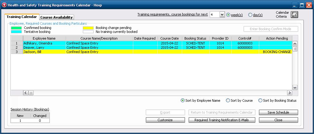 DirectLine Software - Health and safety module