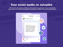 NiceJob Software - Share snippets of your reviews on social media to get more engagement.