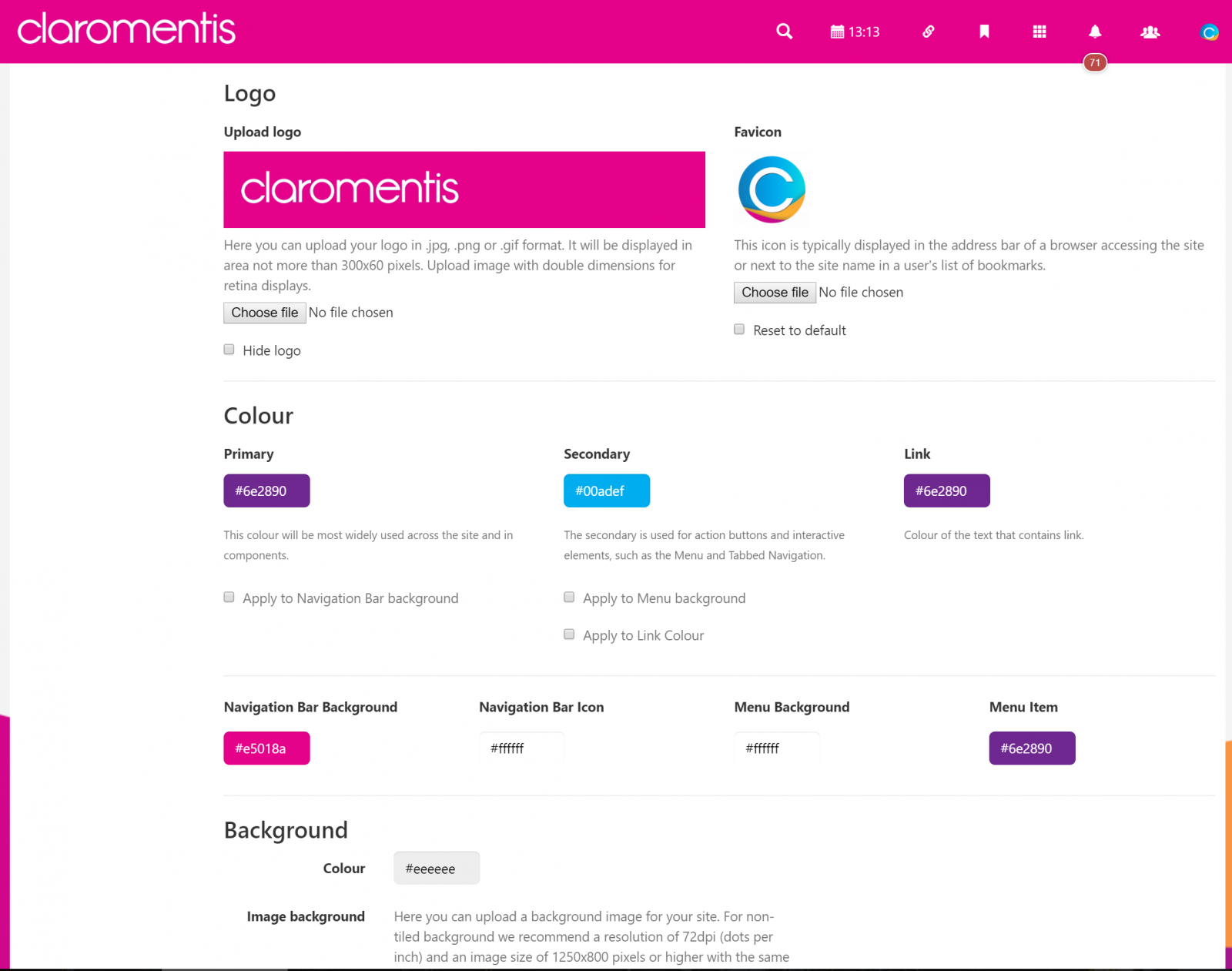 Design intranet